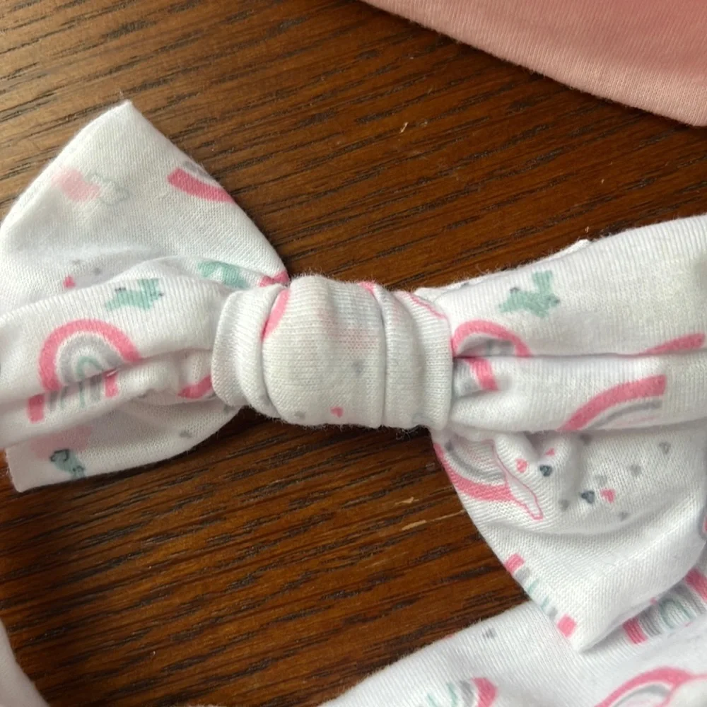Baby Girl Flower/Bow Headbands - Set of 3